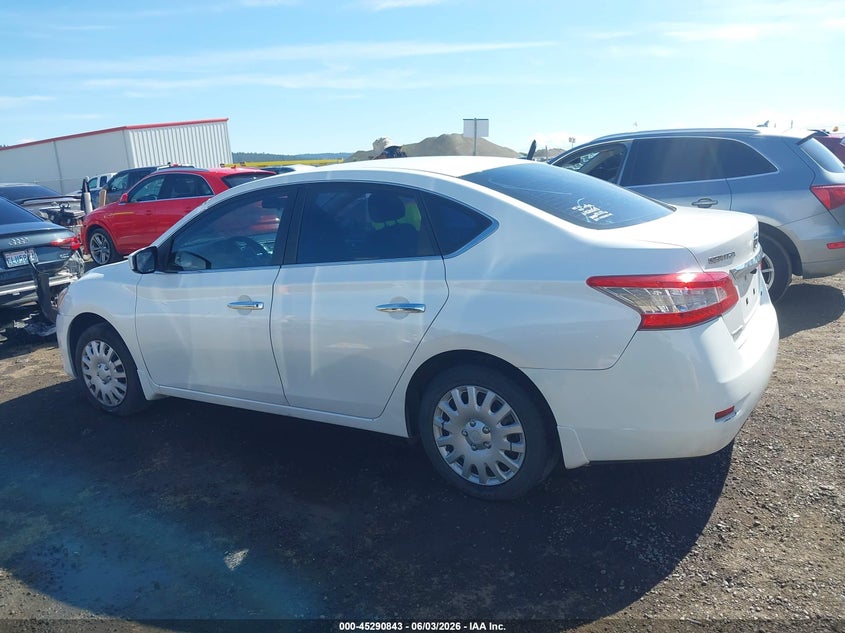 2013 Nissan Sentra S VIN: 3N1AB7AP7DL791402 Lot: 45290843