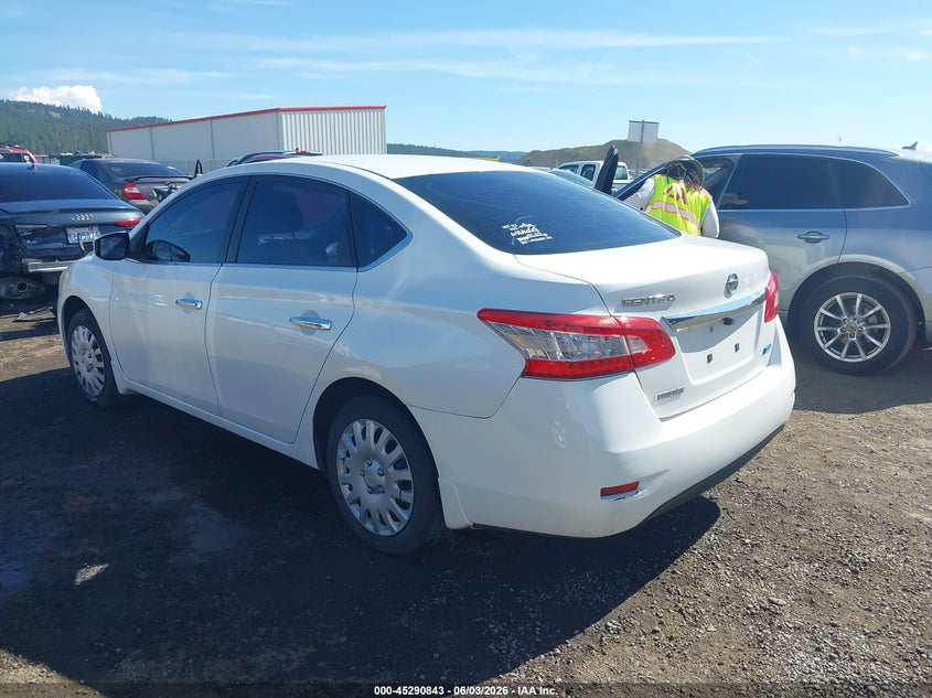 Vin: 3n1ab7ap7dl791402, lot: 45788679, nissan sentra s 20133