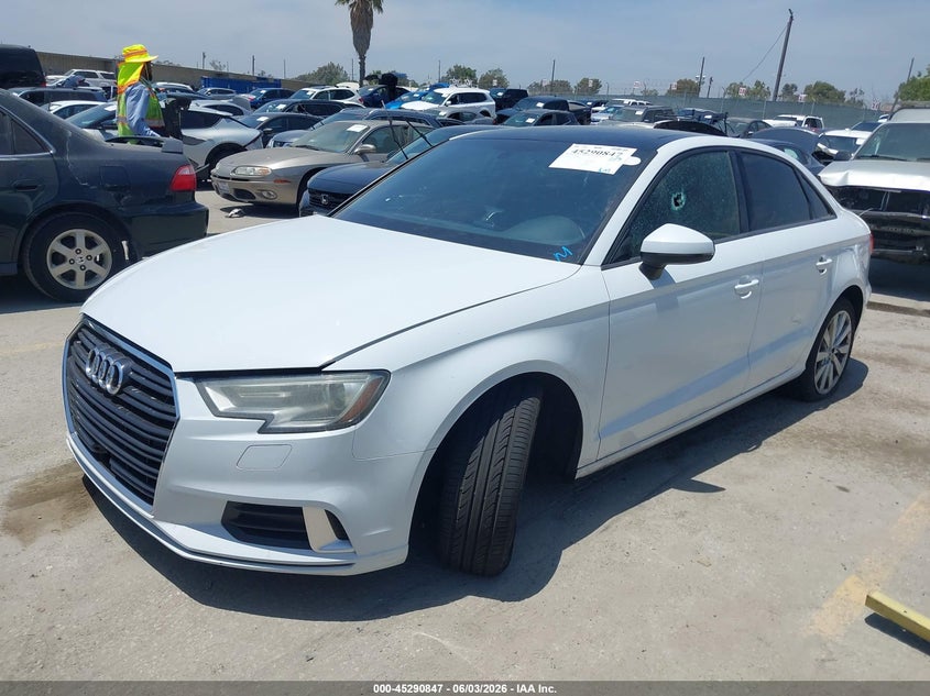 Vin: wauaugff8h1064268, lot: 45788683, audi a3 2.0t premium 20172