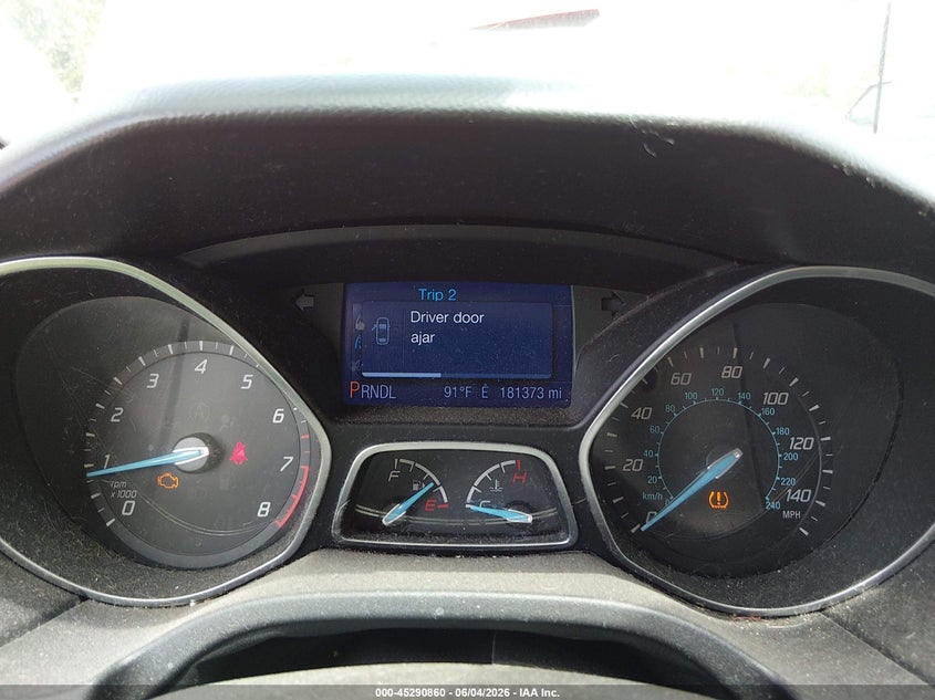 2013 Ford Focus Se VIN: 1FADP3F2XDL153292 Lot: 45290860