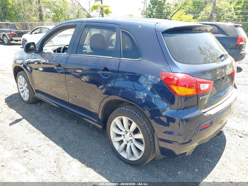 Vin: ja4ar4au0bz009356, lot: 45788698, mitsubishi outlander sport se 20113