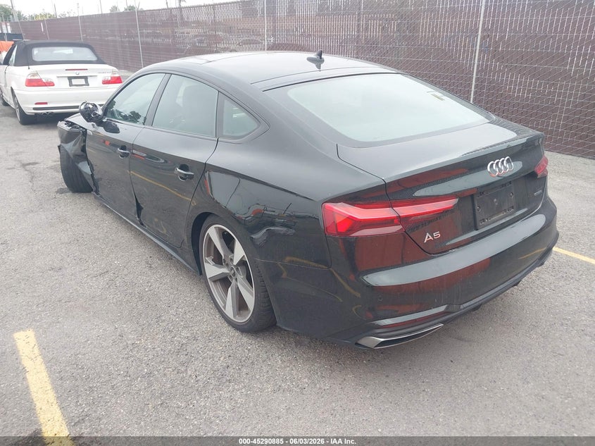 Vin: waufacf51ma045389, lot: 45788721, audi a5 sportback premium plus 45 tfsi quattro s tronic 20213