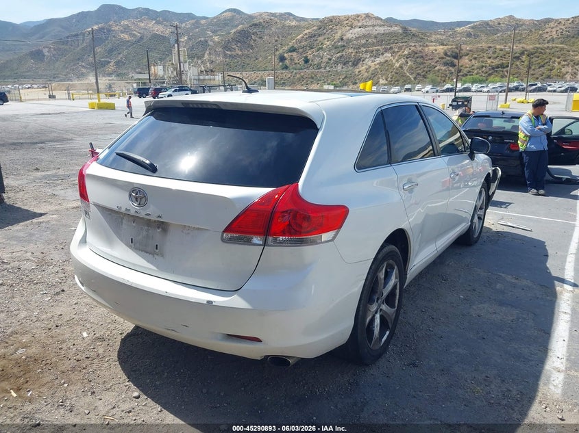 Vin: 4t3zk3bb6au028223, lot: 45788729, toyota venza base v6 20104
