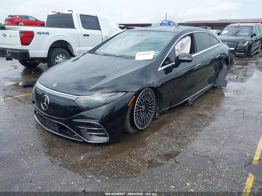 Vin: w1kcg2db5na012345, lot: 45788743, mercedes-benz eqs 450+ 20222