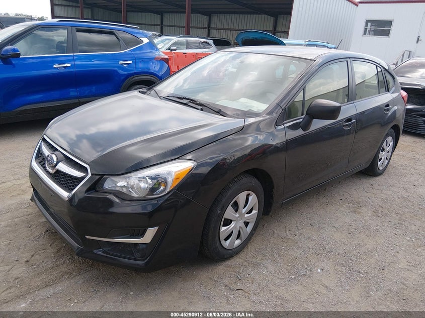 Vin: jf1gpaa6fgh237899, lot: 45788748, subaru impreza 2.0i 20162