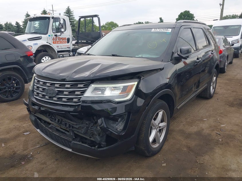 Vin: 1fm5k8d86hga52147, lot: 45788762, ford explorer xlt 20172