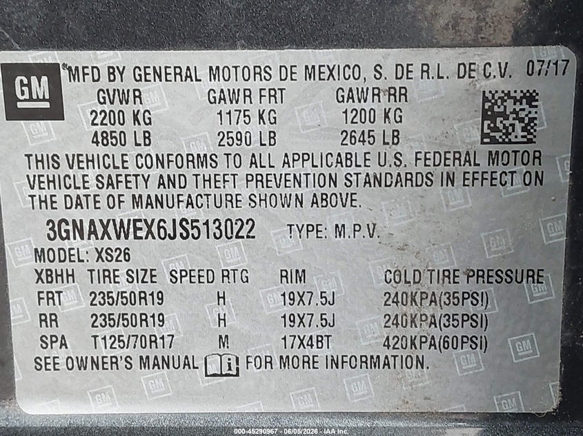 2018 CHEVROLET EQUINOX PREMIER — Photo 9