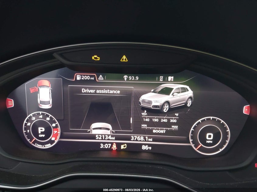 2019 Audi Sq5 3.0T Premium VIN: WA1B4AFY9K2139951 Lot: 45290973