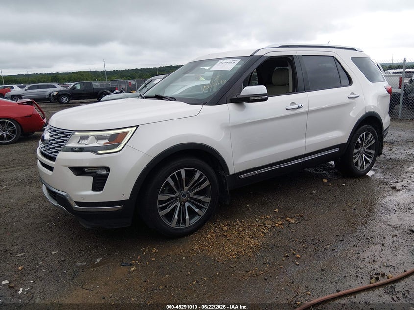 Vin: 1fm5k8ht1jgc61882, lot: 45788846, ford explorer platinum 20182