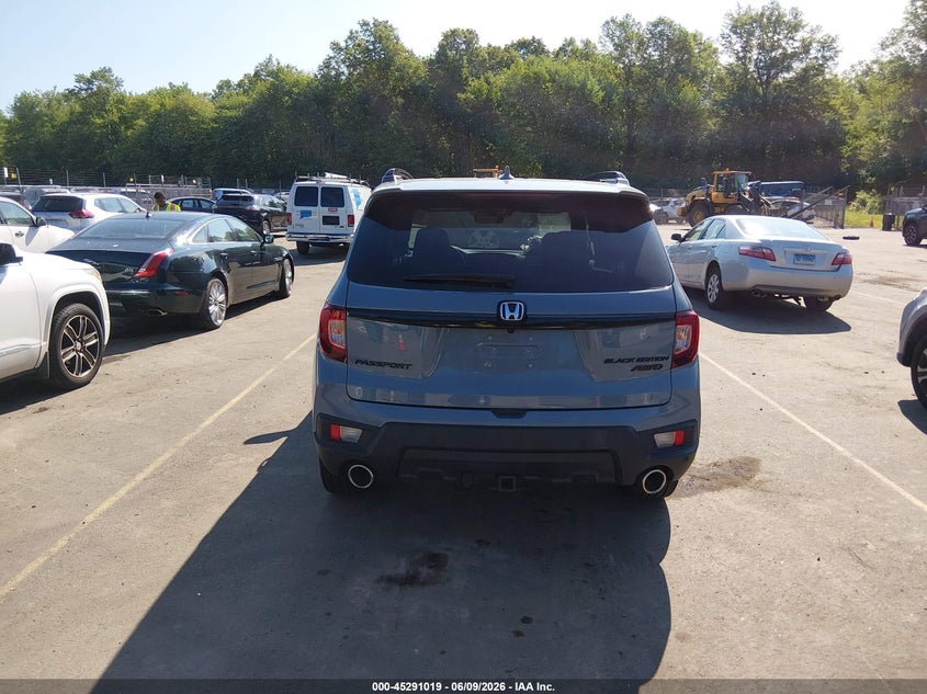 2024 Honda Passport Awd Black VIN: 5FNYF8H88RB009764 Lot: 45291019
