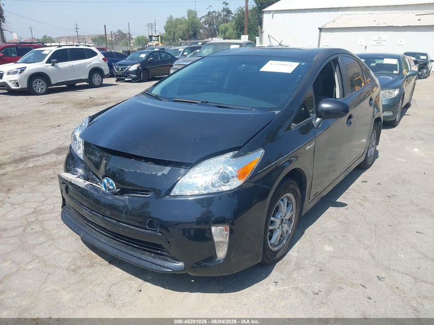 Vin: jtdkn3du8c5487898, lot: 45788862, toyota prius two 20122