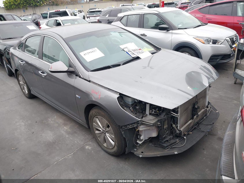 Vin: kmhe24l34ja083369, lot: 45788863, hyundai sonata hybrid se 2018 img_1