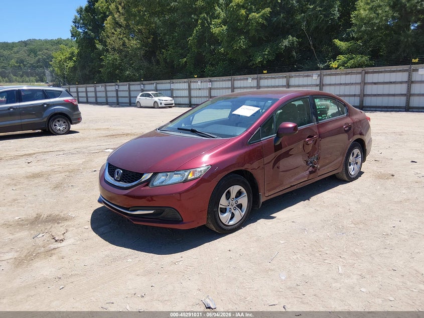 Vin: 2hgfb2f56dh591487, lot: 45788866, honda civic lx 20132