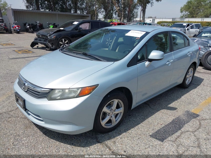 Vin: 19xfb5f54ce002494, lot: 45788870, honda civic natural gas 20122