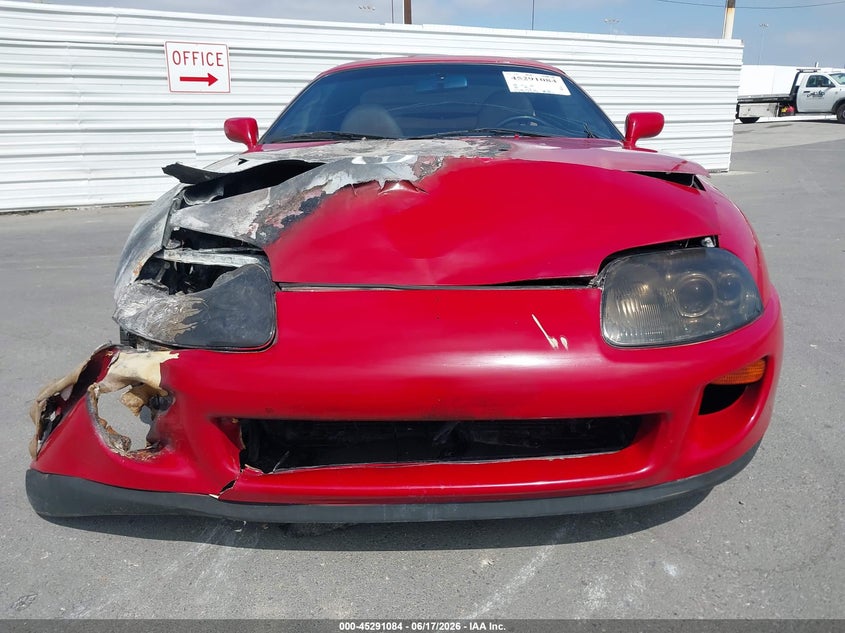 1993 Toyota Supra Sport Roof VIN: JT2JA81J2P0005016 Lot: 45291084