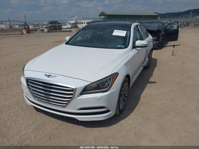 Vin: kmhgn4je9fu018124, lot: 45788931, hyundai genesis 3.8 20152