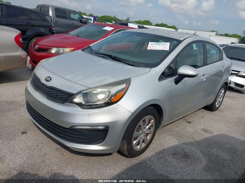 2016 Kia Rio, Правый бок, IAAI, VIN KNADM4A36G6548191 — фото 2