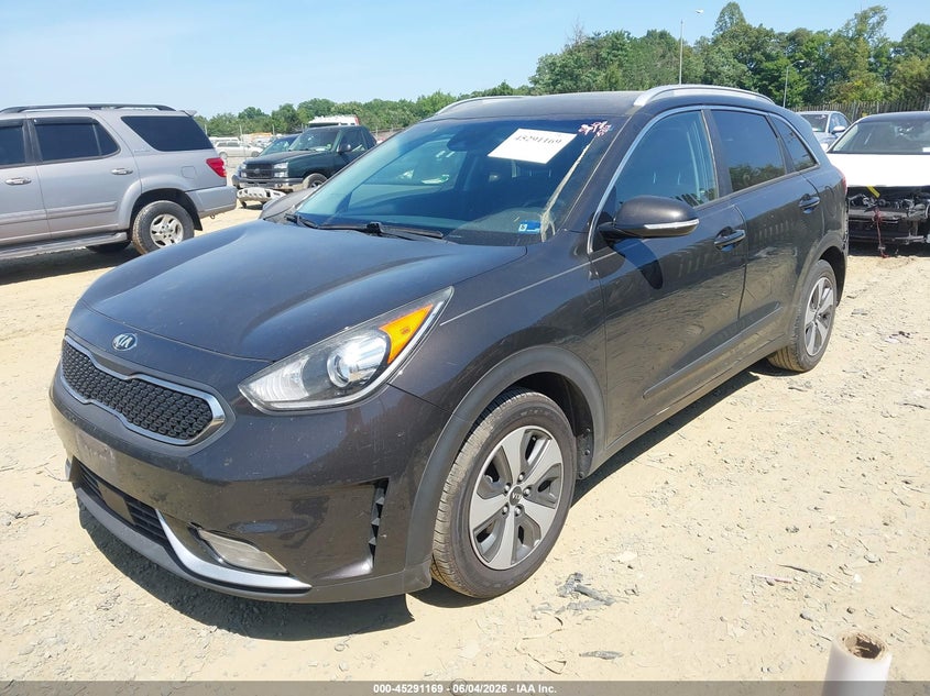 Vin: kndcc3lc6h5048998, lot: 45789005, kia niro ex 20172