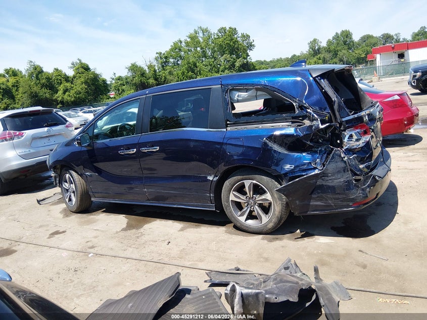 2018 Honda Odyssey Touring VIN: 5FNRL6H8XJB037278 Lot: 45291212