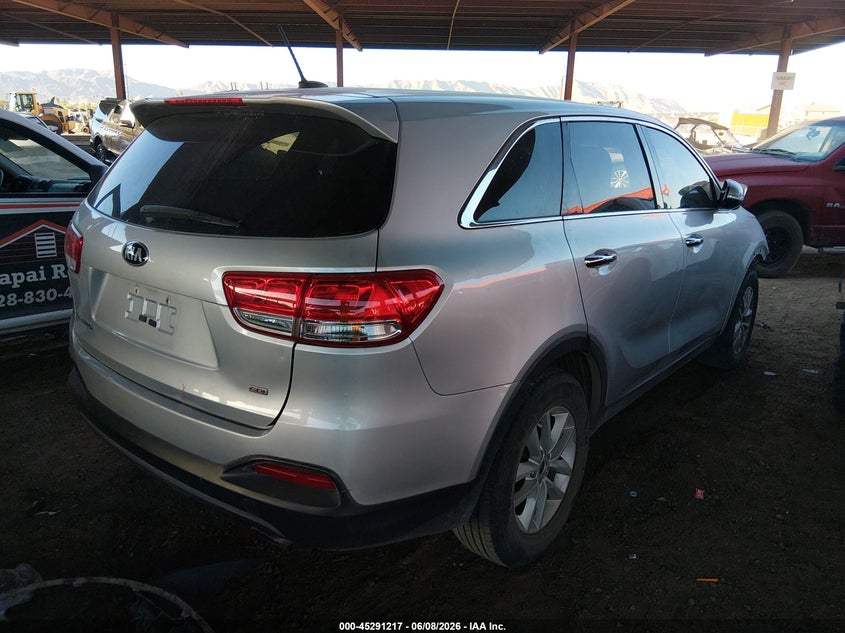 Vin: 5xypg4a3xhg262236, lot: 45789053, kia sorento 2.4l l 20174