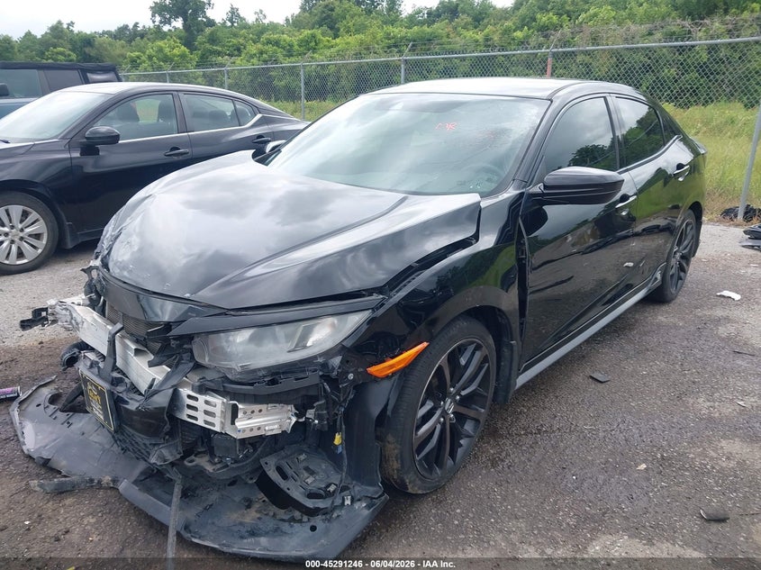 Vin: shhfk7h4xmu201351, lot: 45789082, honda civic sport 20212