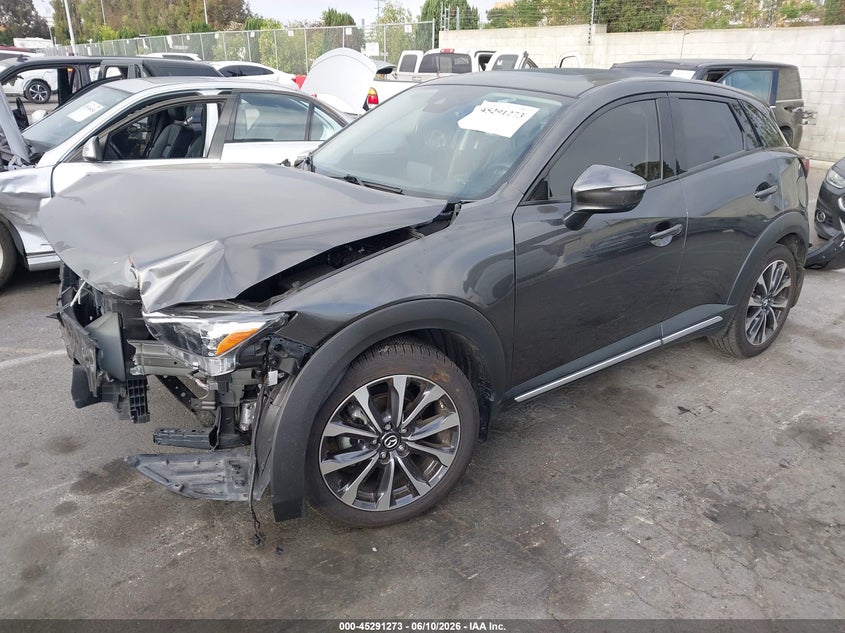 Vin: jm1dkdd78k1451121, lot: 45789109, mazda cx-3 grand touring 20192