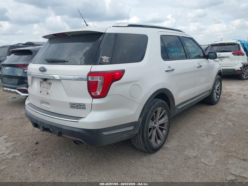Vin: 1fm5k7f87kga32715, lot: 45789130, ford explorer limited 20194