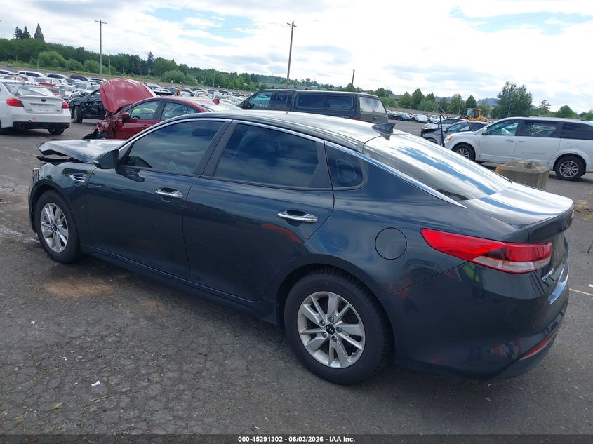 Vin: 5xxgt4l35gg028047, lot: 45789138, kia optima lx 20163