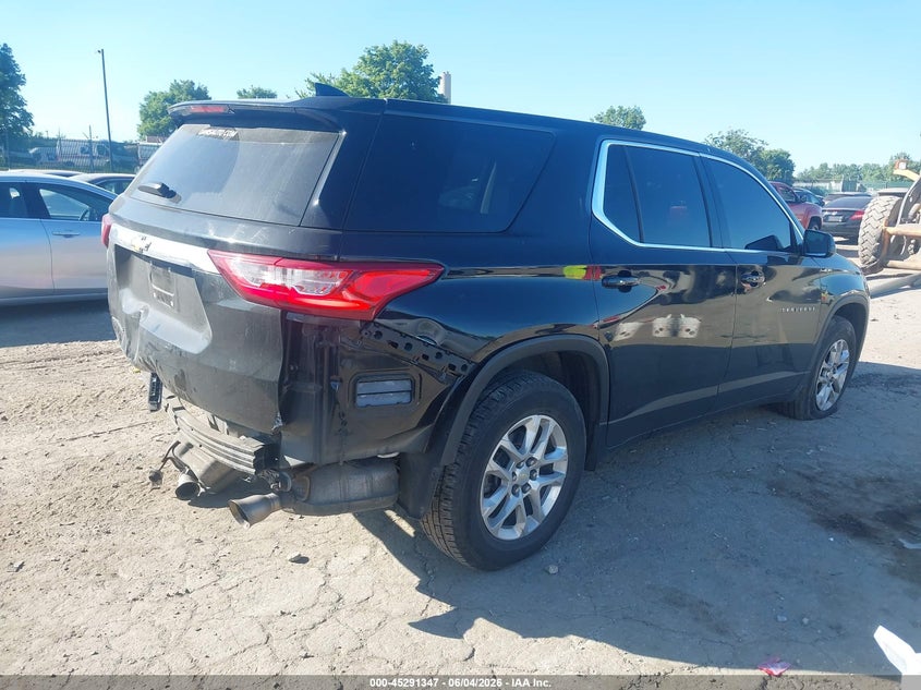 Vin: 1gnerfkw2jj176633, lot: 45789183, chevrolet traverse ls 20184