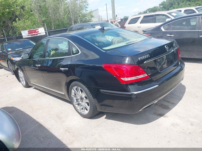 Vin: kmhgh4jf6bu038776, lot: 45789214, hyundai equus ultimate 20113