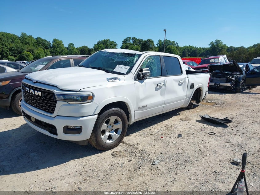 Vin: 1c6srffpxsn556478, lot: 45789288, ram 1500 big horn  4x4 5'7 box 20252