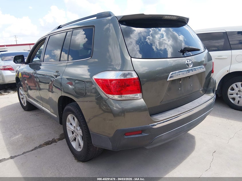 Vin: 5tdza3eh4cs019706, lot: 45789314, toyota highlander 20123