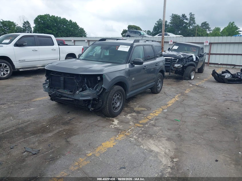 Vin: 3fmcr9b68rre51730, lot: 45789334, ford bronco sport big bend 20242