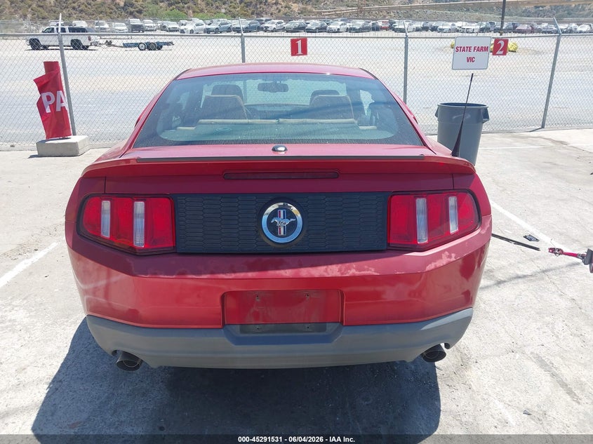 2012 Ford Mustang V6 Premium VIN: 1ZVBP8AM5C5247698 Lot: 45291531