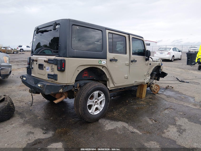 Vin: 1c4bjwdg5hl580310, lot: 45789440, jeep wrangler unlimited willy wheeler 4x4 20174