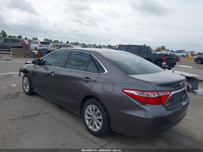 Vin: 4t4bf1fk7fr458837, lot: 45789571, toyota camry le 20153