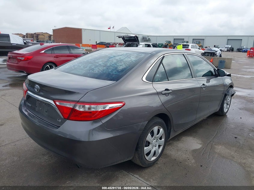 Vin: 4t4bf1fk7fr458837, lot: 45789571, toyota camry le 20154
