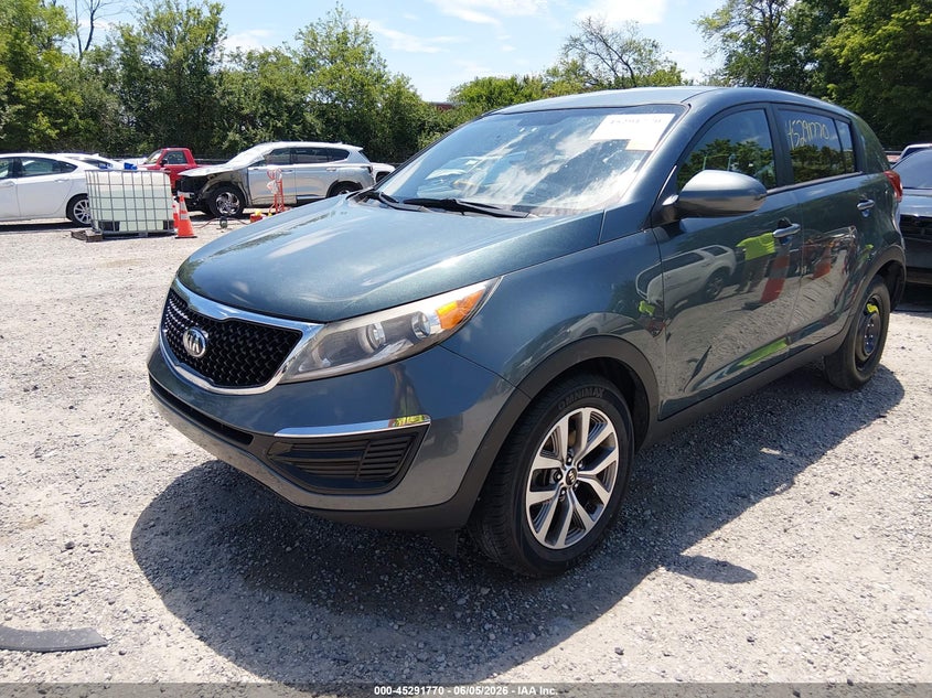 Vin: kndpb3ac8e7576274, lot: 45789607, kia sportage lx 20142