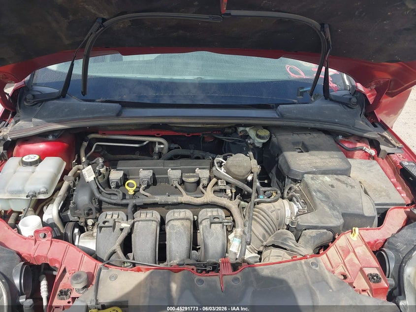 2012 Ford Focus 2.0 Titanium red Lot 111045291773 Vin 1FAHP3J28CL312544