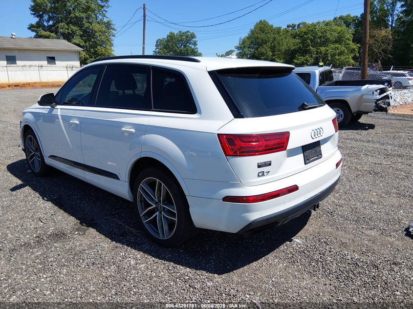 Vin: wa1vaaf70jd044596, lot: 45789627, audi q7 3.0t premium 20183