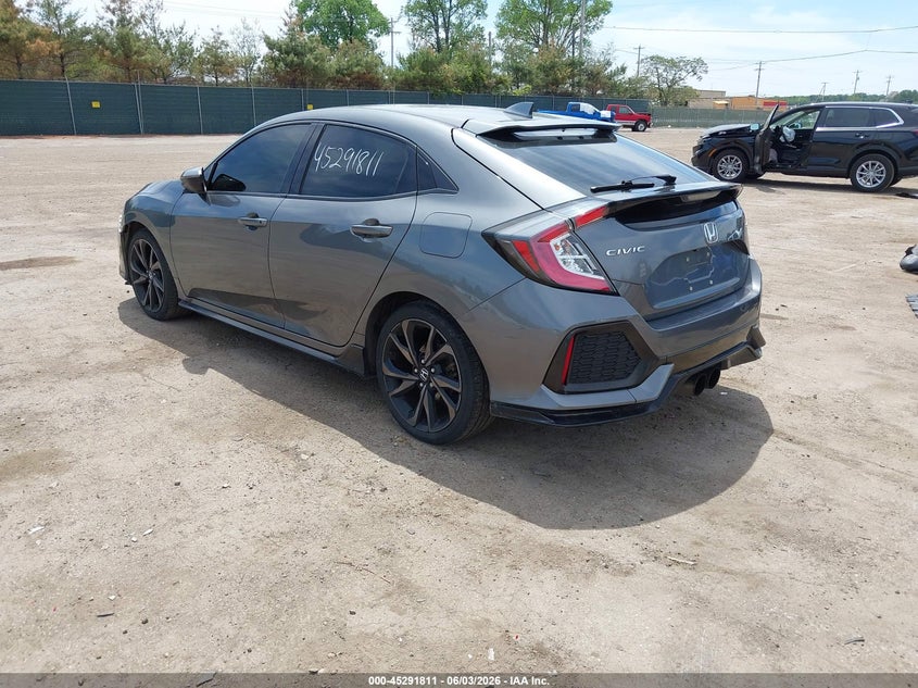 2018 HONDA CIVIC auction photo 3