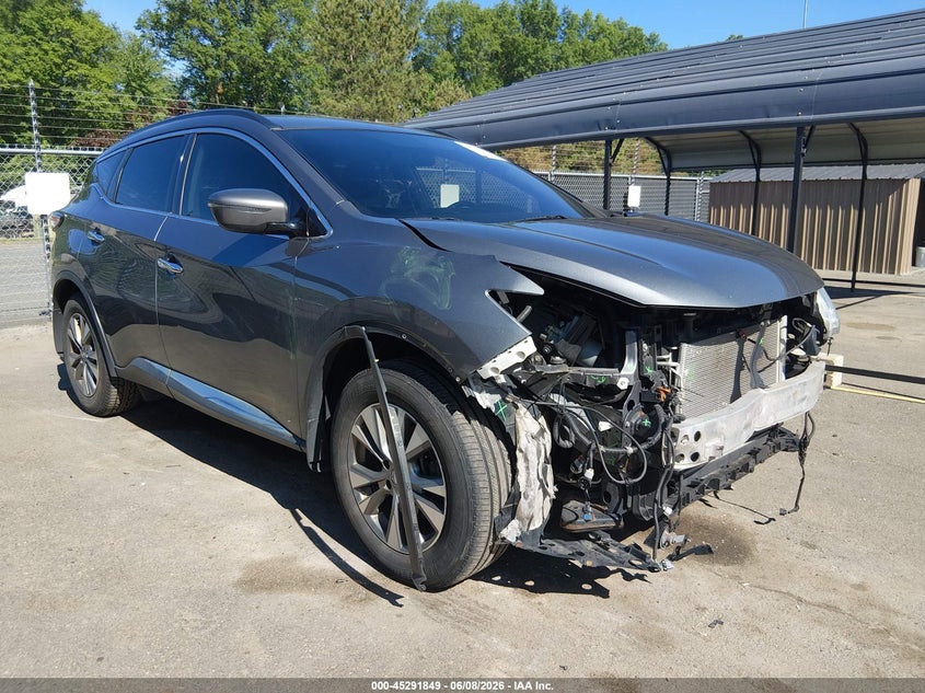 Vin: 5n1az2mh8hn187312, lot: 45789685, nissan murano sv 2017 img_1