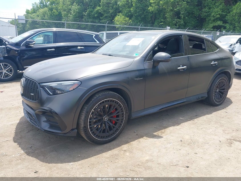 2025 MERCEDES-BENZ AMG GLC 63 COUPE 2.0L I-4 DI, DOHC, V(VIN: W1NKJ8AB7SF375395
