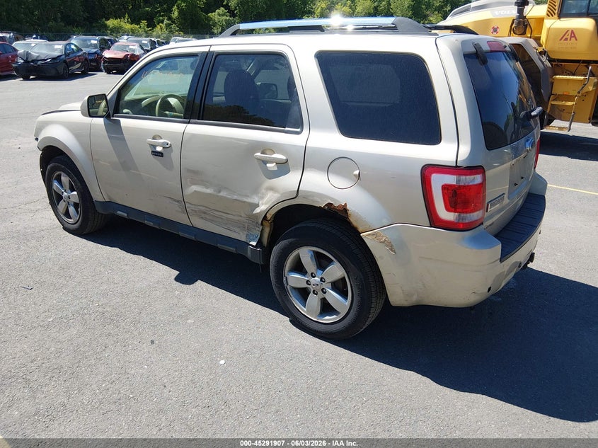 Vin: 1fmcu9eg9ckc44987, lot: 45789743, ford escape limited 20123