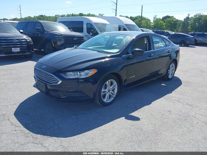 3FA6P0UU2JR235851 2018 FORD FUSION HYBRID S photo 1