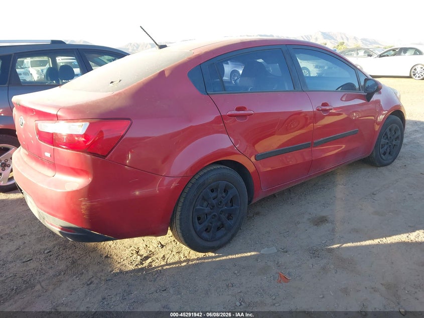 Vin: knadm4a34e6358371, lot: 45789778, kia rio lx 20144