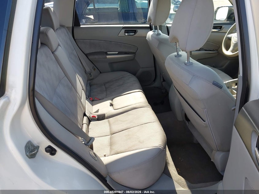 2010 Subaru Forester 2.5 2.5X Premium white Lot 111045291947 Vin JF2SH6CCXAH802246