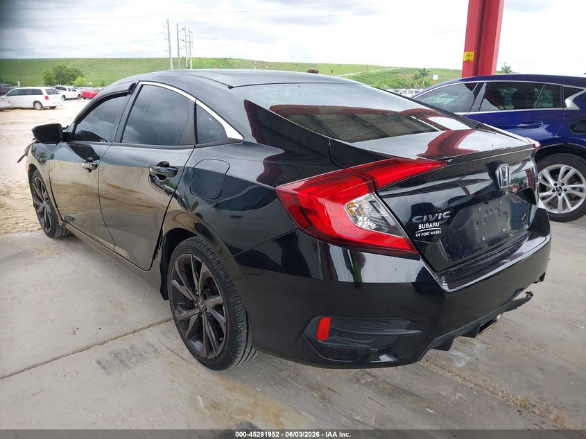 Vin: 19xfc2f84le019091, lot: 45789788, honda civic sport 20203