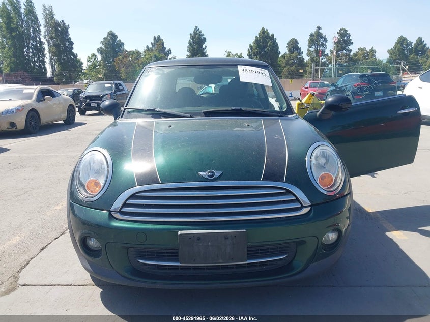 2012 Mini Cooper 1.6 green Lot 111045291965 Vin WMWSU3C59CT261715