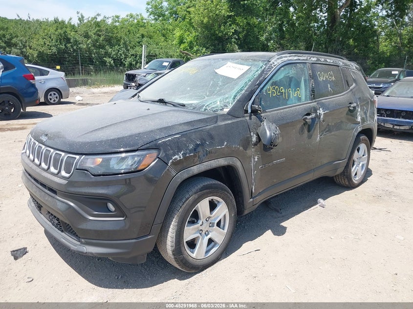 2022 Jeep Compass Latitude 4X4 VIN: 3C4NJDBB4NT120452 Lot: 45291968
